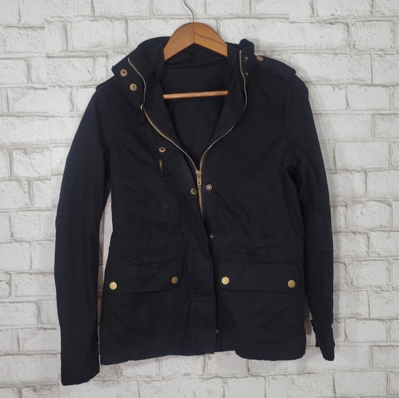 Love Tree Jackets & Coats Love Tree Black Utility Jacket Poshmark